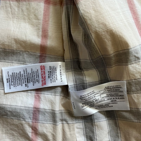 BURBERRY Toddler Quilted Jacket 24M - Picture 6 of 6